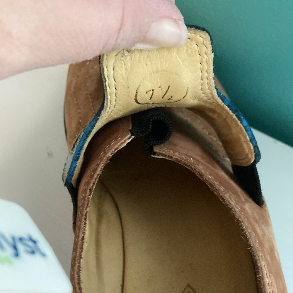 John Fluevog Brown and Blue Women's Shoes - Picture 6 of 6